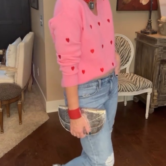 Pink Heart Sweater - Picture 8 of 16